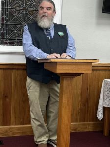 Michael Hardy was the keynote speaker at the annual meeting.